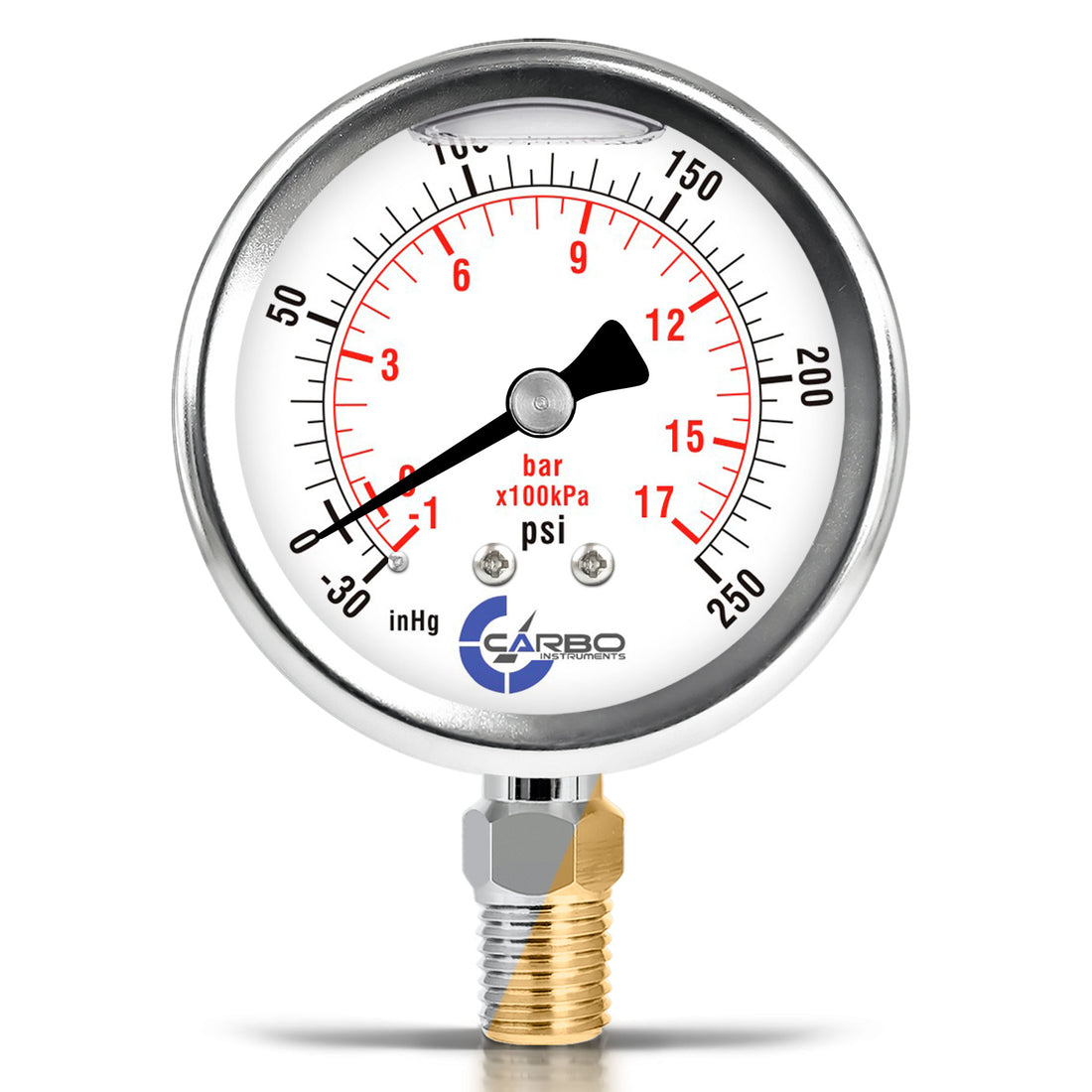 Liquid Filled Pressure Gauge(2- 1/2" : L25 Series)