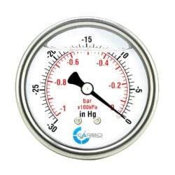 L15-SSCB-V00-1-1 1-1/2 inch liquid filled pressure gauge