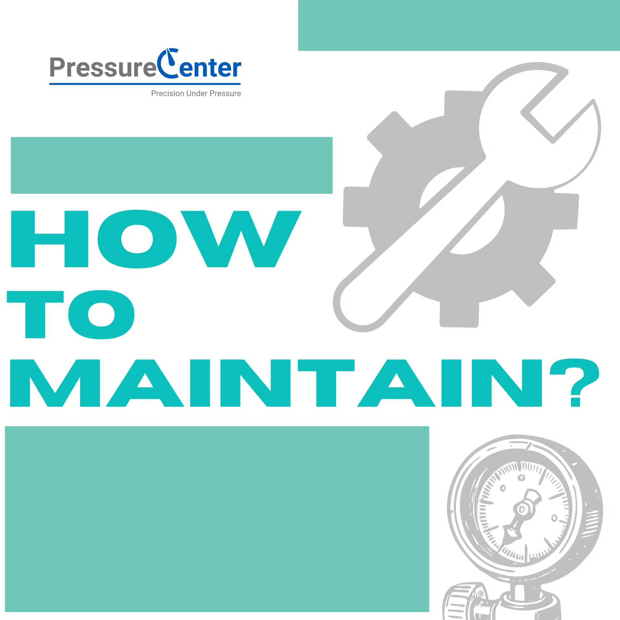 how to maintain a dry pressure gauge