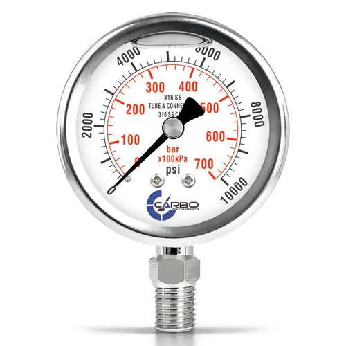 All Stainless Steel Pressure Gauge